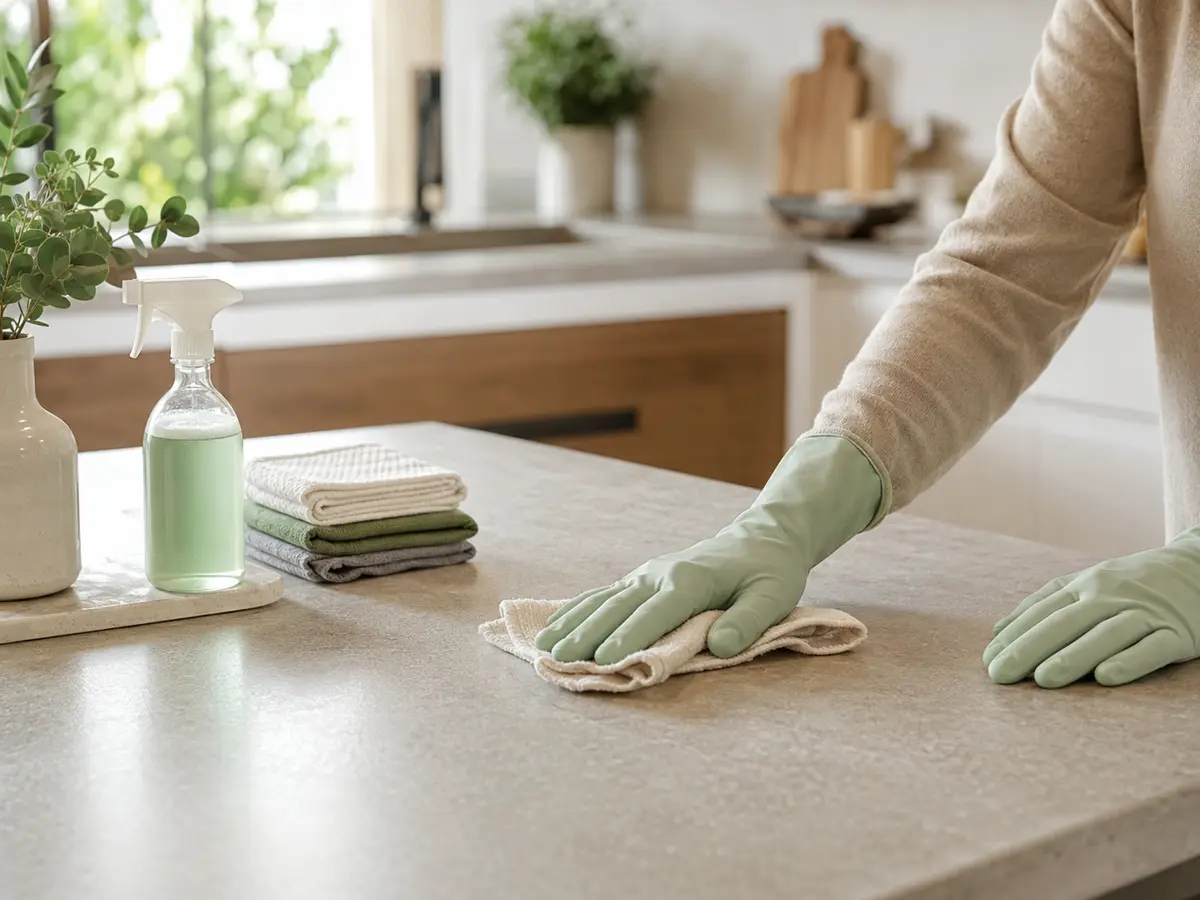 Professionele opruim- en schoonmaakservice zonder zichtbare gezichten